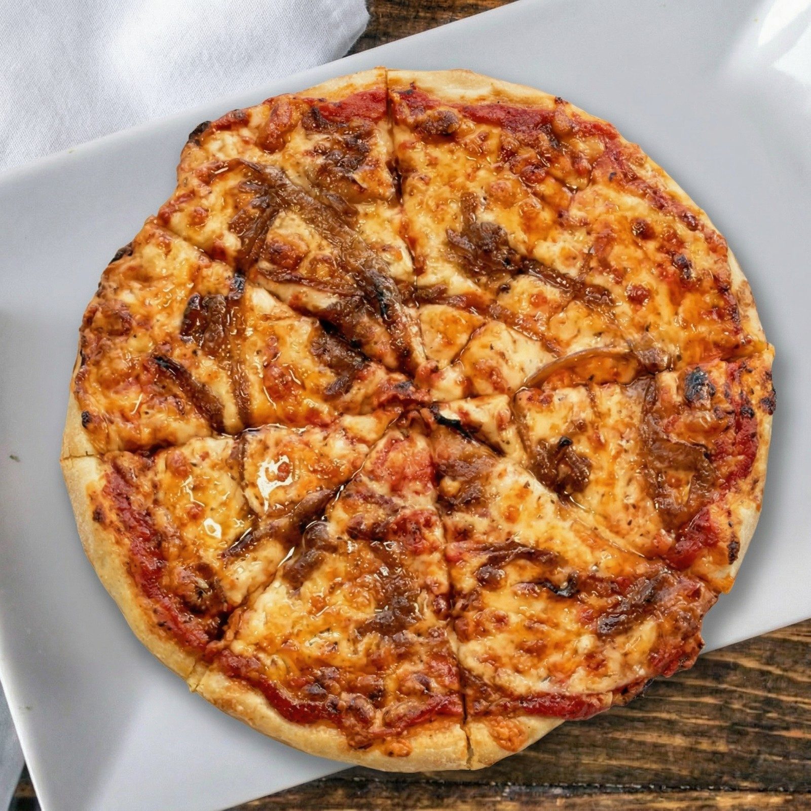 Caramelized Onion Pizza.