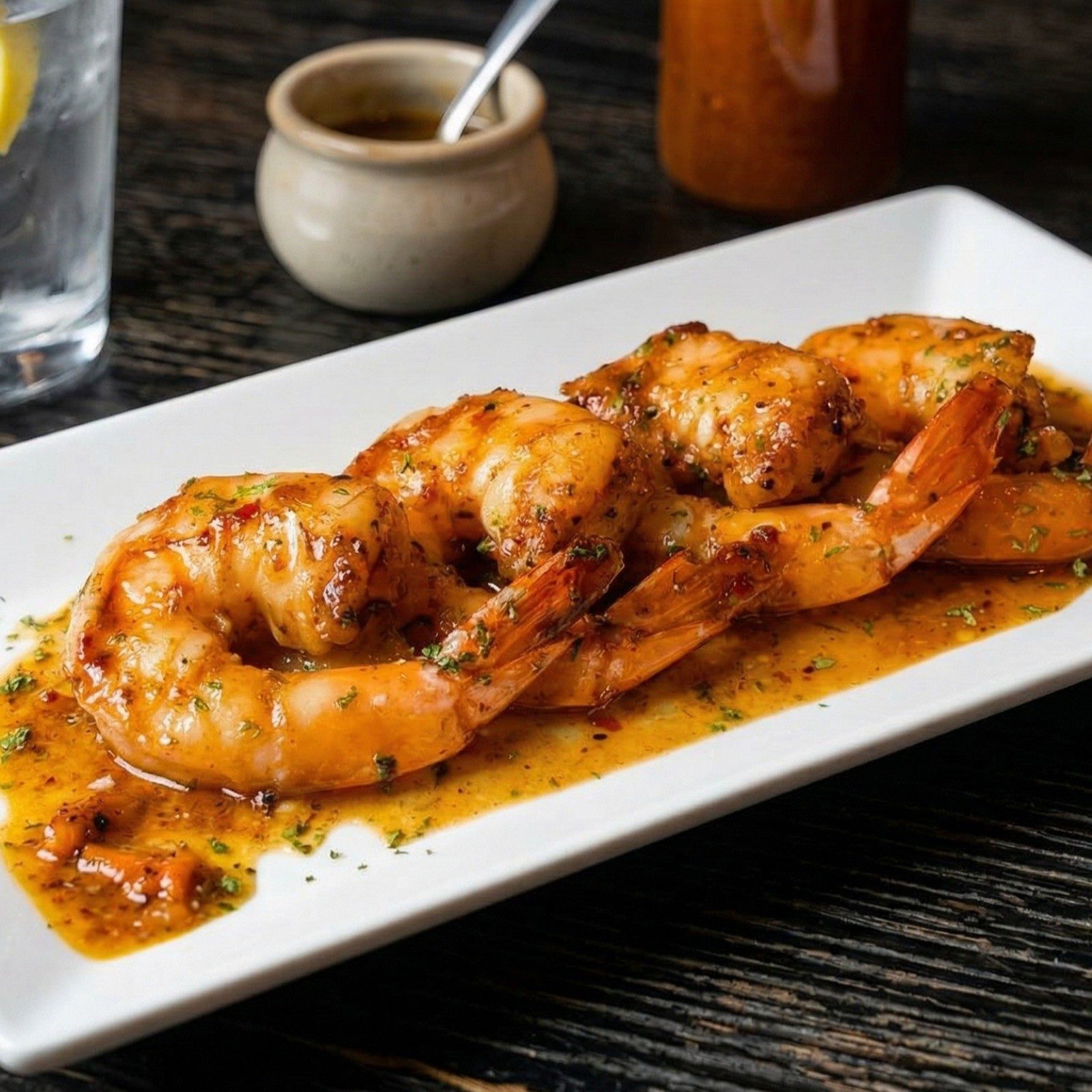Jumbo Shrimp Skewers.